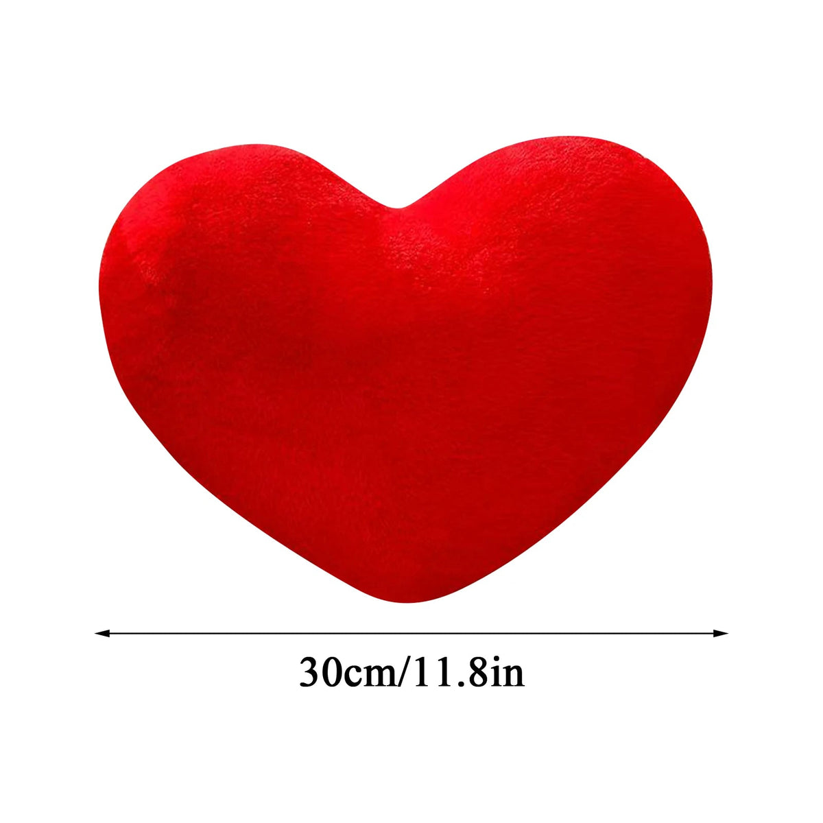 Cute Heart Shaped Pillow Soft Plush Throw Pillows Living Room Decor Valentines Day Wedding Gifts Love Pillow Heart Sofa Cushion - PatioLix