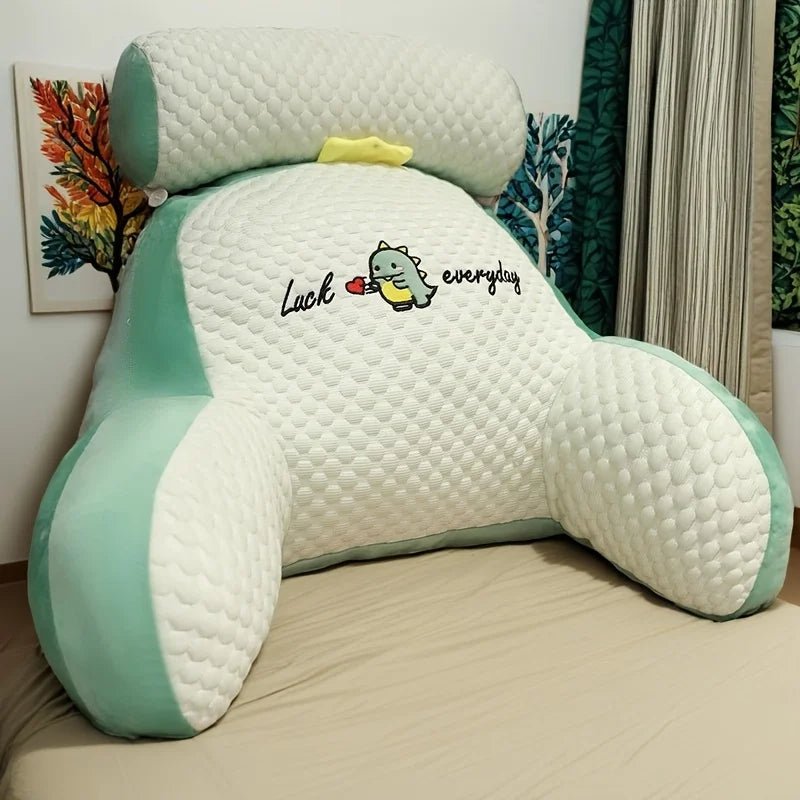 Ergonomic Back Support Pillow, Comfort Cushion for Bed, Sofa, Office Chair, Home Decor, Reading, Ideal Gift - PatioLix