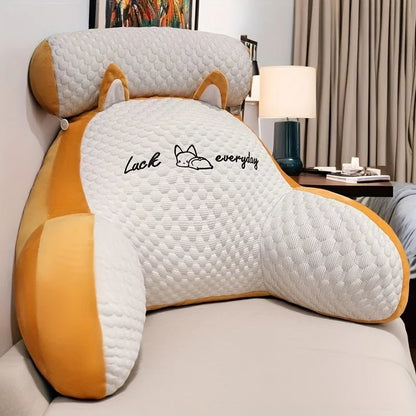Ergonomic Back Support Pillow, Comfort Cushion for Bed, Sofa, Office Chair, Home Decor, Reading, Ideal Gift - PatioLix