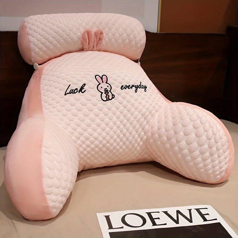 Ergonomic Back Support Pillow, Comfort Cushion for Bed, Sofa, Office Chair, Home Decor, Reading, Ideal Gift - PatioLix
