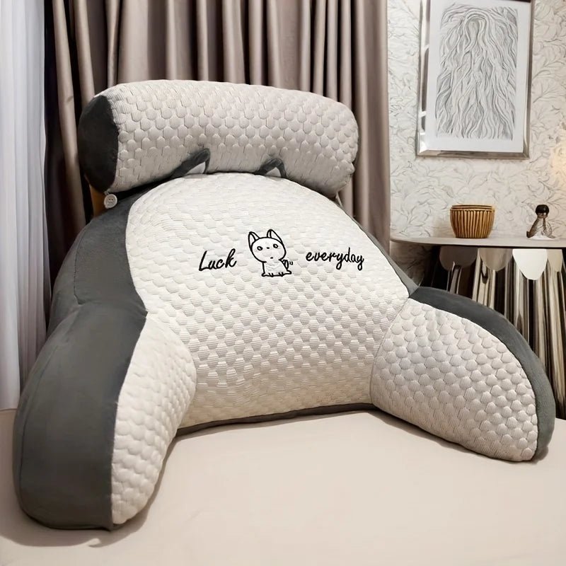 Ergonomic Back Support Pillow, Comfort Cushion for Bed, Sofa, Office Chair, Home Decor, Reading, Ideal Gift - PatioLix