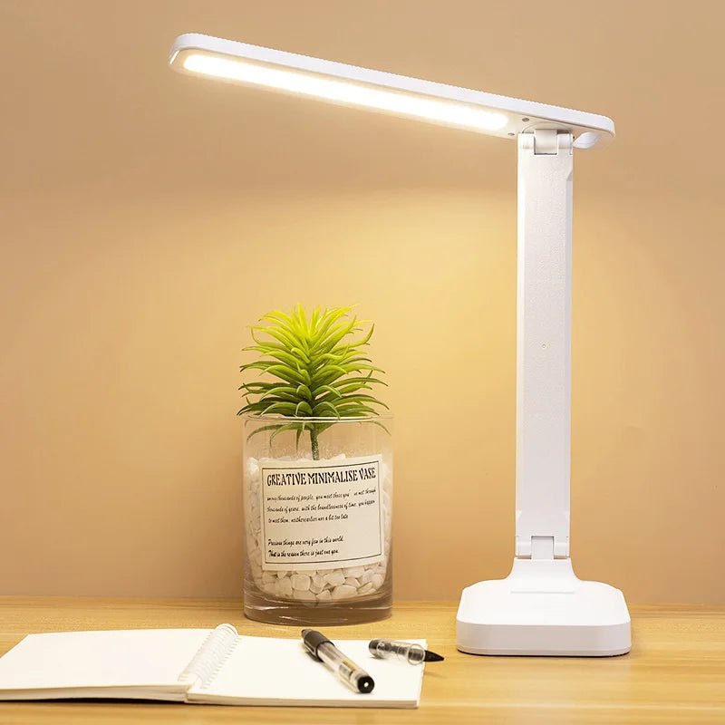 Eye Protection Touch USB Charge 3 Color Dimmable Touch Foldable Desk Lamp Night Light Adjustable Desk Lamp For Reading Study - PatioLix