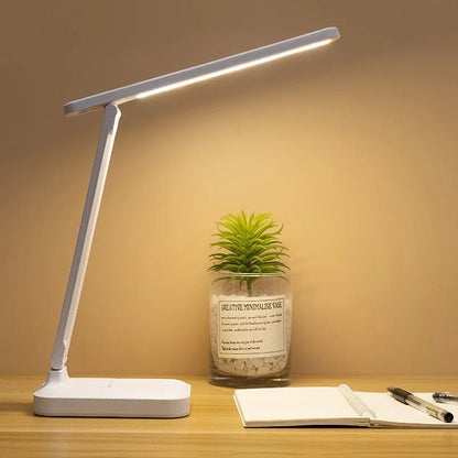 Eye Protection Touch USB Charge 3 Color Dimmable Touch Foldable Desk Lamp Night Light Adjustable Desk Lamp For Reading Study - PatioLix