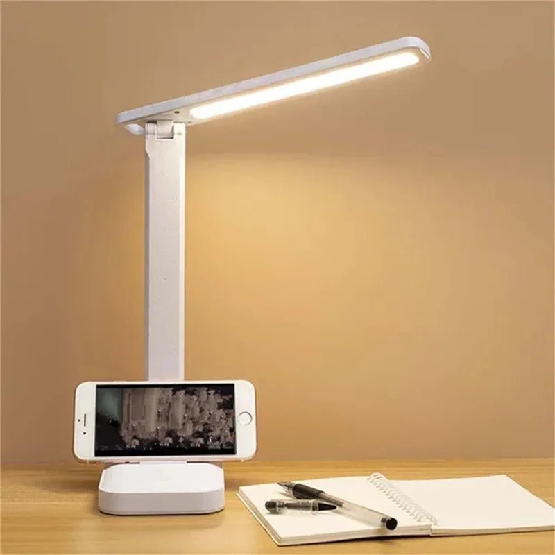 Eye Protection Touch USB Charge 3 Color Dimmable Touch Foldable Desk Lamp Night Light Adjustable Desk Lamp For Reading Study - PatioLix