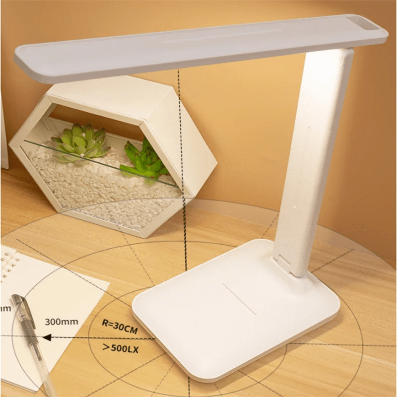Eye Protection Touch USB Charge 3 Color Dimmable Touch Foldable Desk Lamp Night Light Adjustable Desk Lamp For Reading Study - PatioLix