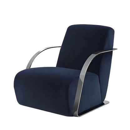 *g for Lazy Sofa Chair and Hotel Single Lounge Velvet Chairs Comfy Fabric Armchairs for Bedroom Modern Luxury Accent Chair* - PatioLix
