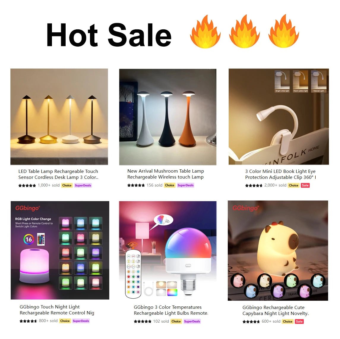 GGbingo Touch Night Light Rechargeable Remote Control Night Light RGB Dimmable Table Lamp Ambient Light for Bedroom Living Room - PatioLix