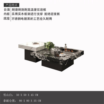 Italian Minimalist Coffee Tables Modern Living Room Small Luxury Coffee Tables Luxury Unique Table Basse De Salon Furniture - PatioLix