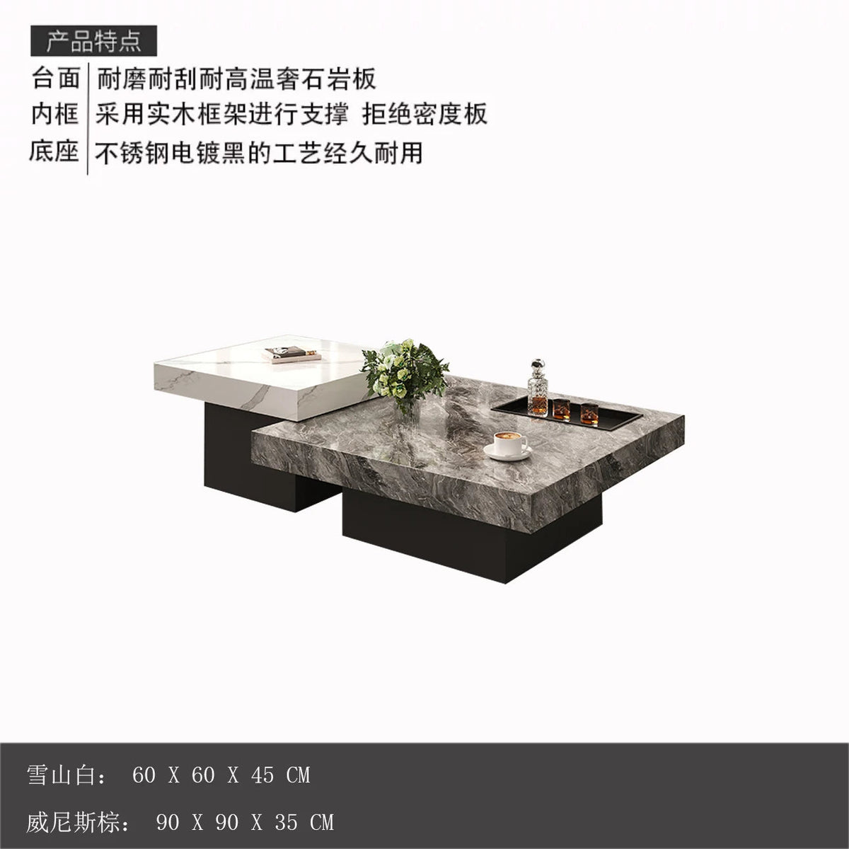 Italian Minimalist Coffee Tables Modern Living Room Small Luxury Coffee Tables Luxury Unique Table Basse De Salon Furniture - PatioLix