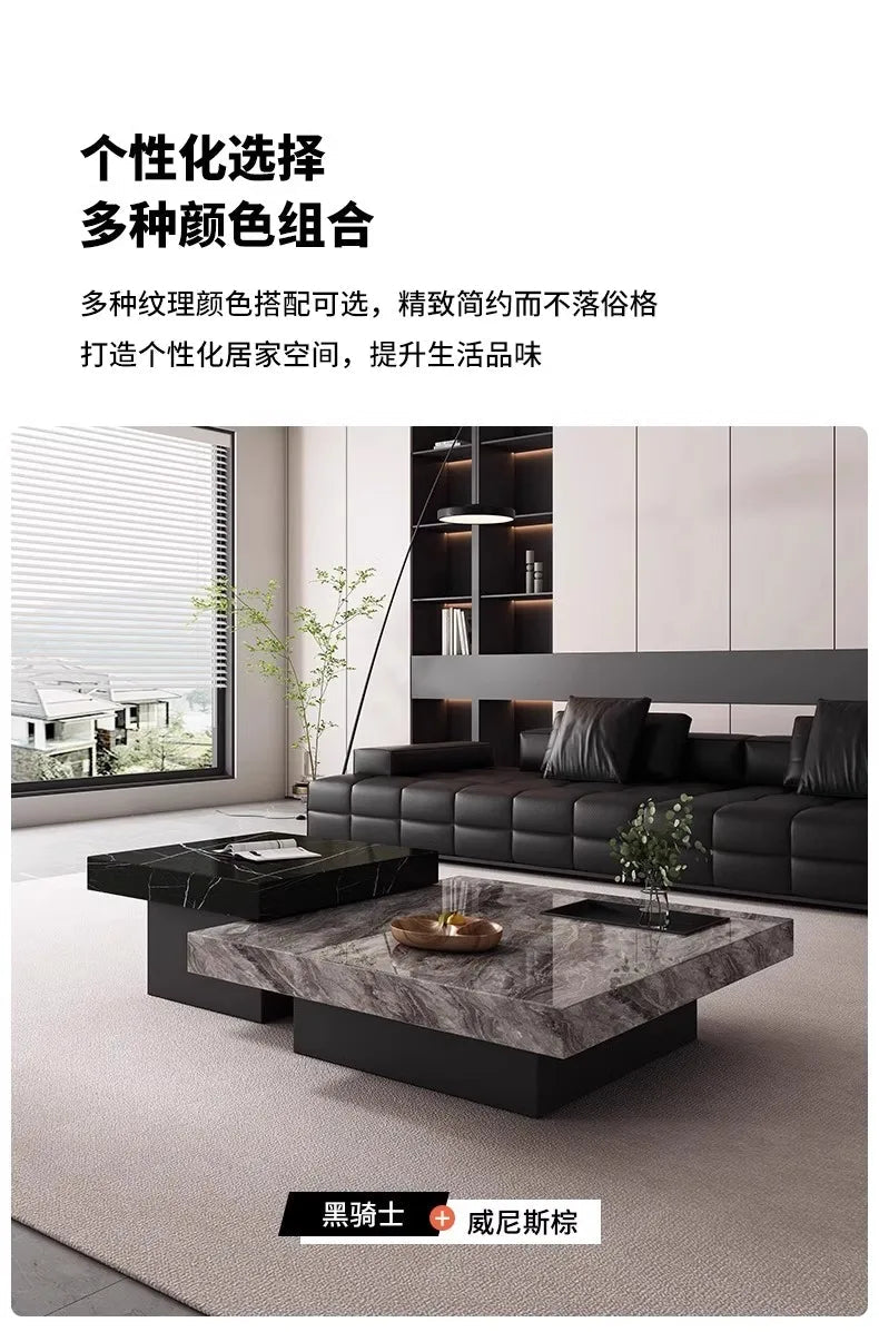 Italian Minimalist Coffee Tables Modern Living Room Small Luxury Coffee Tables Luxury Unique Table Basse De Salon Furniture - PatioLix