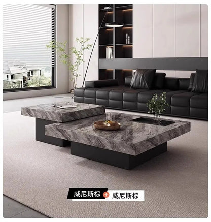 Italian Minimalist Coffee Tables Modern Living Room Small Luxury Coffee Tables Luxury Unique Table Basse De Salon Furniture - PatioLix
