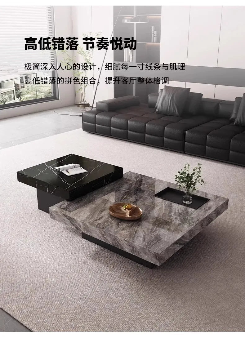 Italian Minimalist Coffee Tables Modern Living Room Small Luxury Coffee Tables Luxury Unique Table Basse De Salon Furniture - PatioLix