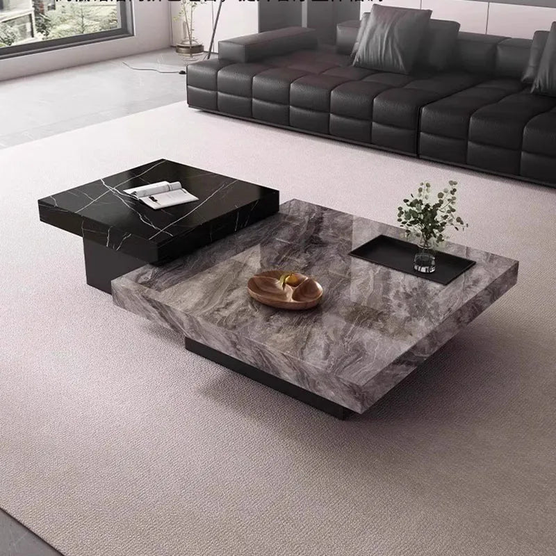 Italian Minimalist Coffee Tables Modern Living Room Small Luxury Coffee Tables Luxury Unique Table Basse De Salon Furniture - PatioLix