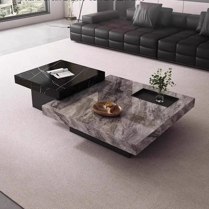 Italian Minimalist Coffee Tables Modern Living Room Small Luxury Coffee Tables Luxury Unique Table Basse De Salon Furniture - PatioLix