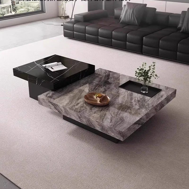 Italian Minimalist Coffee Tables Modern Living Room Small Luxury Coffee Tables Luxury Unique Table Basse De Salon Furniture - PatioLix