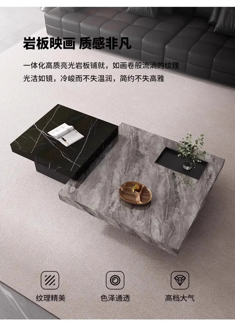 Italian Minimalist Coffee Tables Modern Living Room Small Luxury Coffee Tables Luxury Unique Table Basse De Salon Furniture - PatioLix