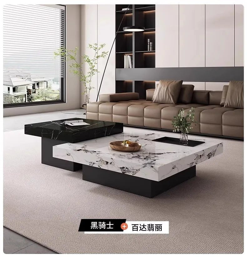 Italian Minimalist Coffee Tables Modern Living Room Small Luxury Coffee Tables Luxury Unique Table Basse De Salon Furniture - PatioLix