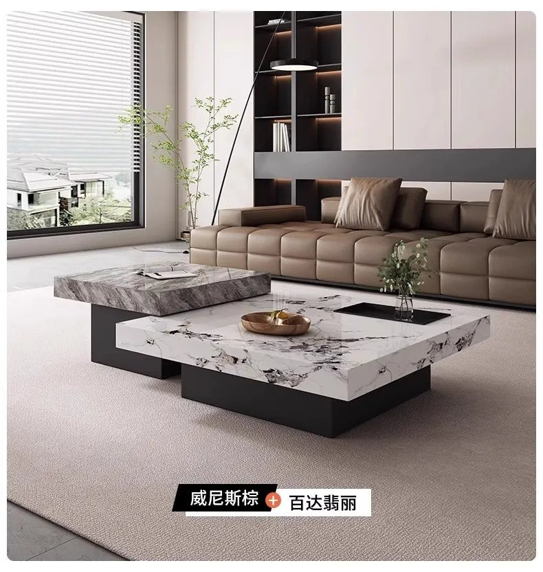 Italian Minimalist Coffee Tables Modern Living Room Small Luxury Coffee Tables Luxury Unique Table Basse De Salon Furniture - PatioLix