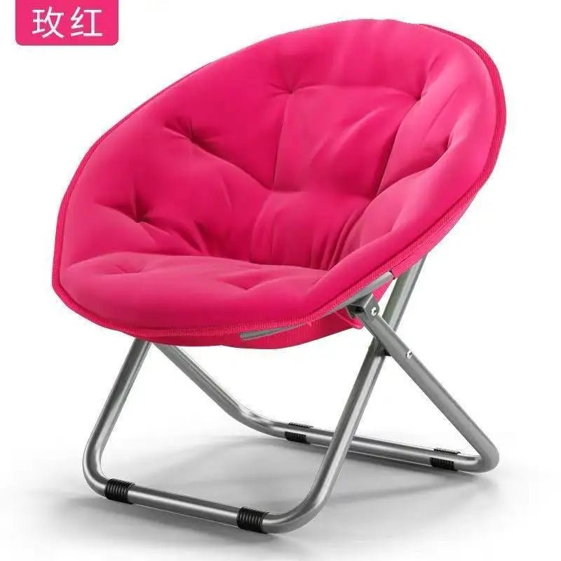 Large Casual Adult Moon Chair Sun Chair Lazy Chair Folding Chair Home Sofa - PatioLix