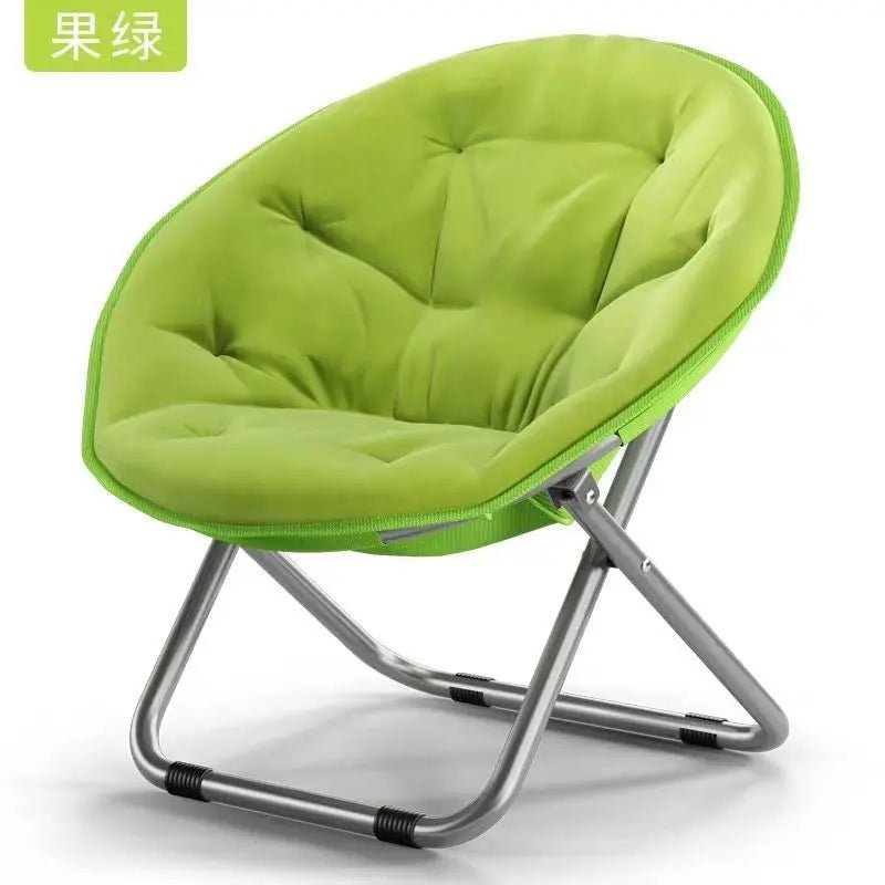 Large Casual Adult Moon Chair Sun Chair Lazy Chair Folding Chair Home Sofa - PatioLix