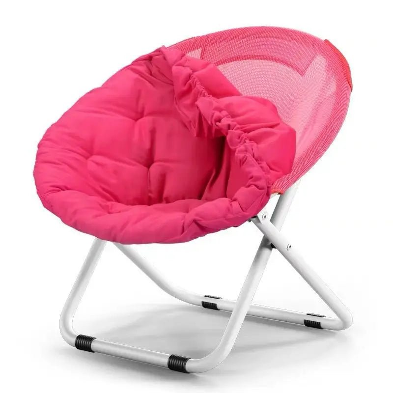 Large Casual Adult Moon Chair Sun Chair Lazy Chair Folding Chair Home Sofa - PatioLix