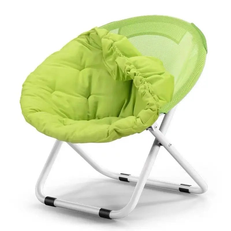 Large Casual Adult Moon Chair Sun Chair Lazy Chair Folding Chair Home Sofa - PatioLix