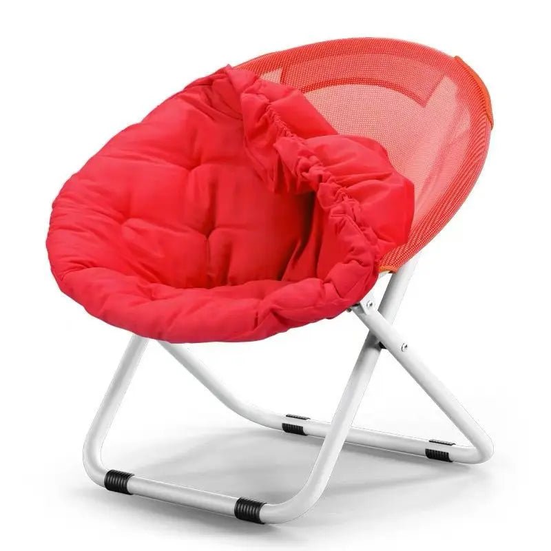 Large Casual Adult Moon Chair Sun Chair Lazy Chair Folding Chair Home Sofa - PatioLix