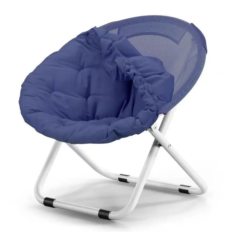 Large Casual Adult Moon Chair Sun Chair Lazy Chair Folding Chair Home Sofa - PatioLix