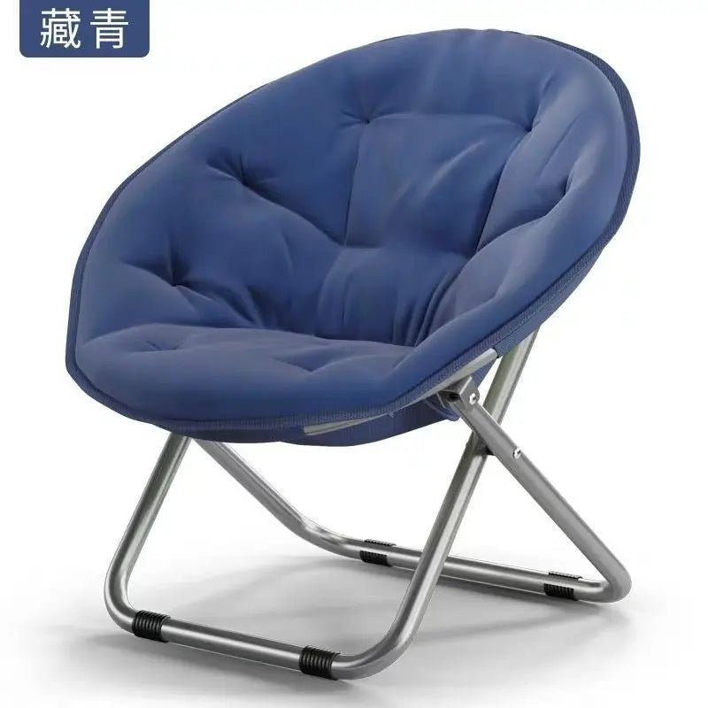 Large Casual Adult Moon Chair Sun Chair Lazy Chair Folding Chair Home Sofa - PatioLix