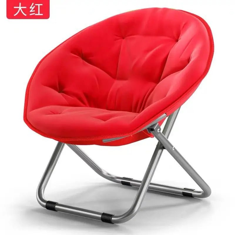 Large Casual Adult Moon Chair Sun Chair Lazy Chair Folding Chair Home Sofa - PatioLix