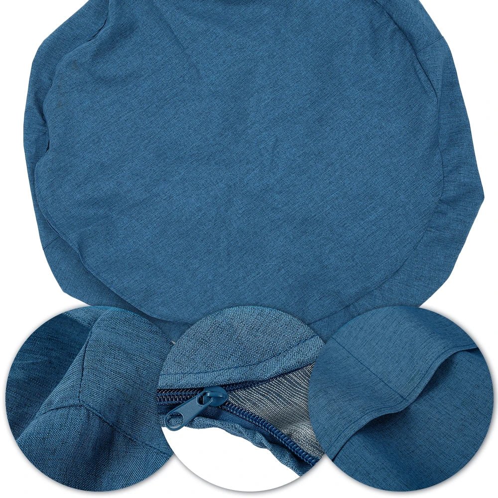 Lazy Seat Chair Sofa Cover Large Bean Bag Couch Soft Fluffy Breathable Adult Child Tatami Living Room Decorative without Filler - PatioLix