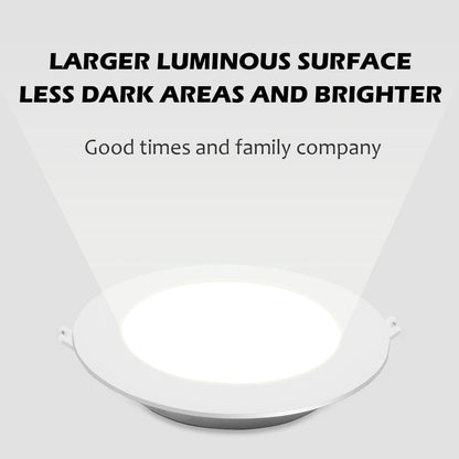 LED Downlight AC100 - 240V Spot Three colors 6W 10W 14W 17W 20W 24W Recessed in LED Ceiling Downlight Light Cold Warm white Lamp - PatioLix