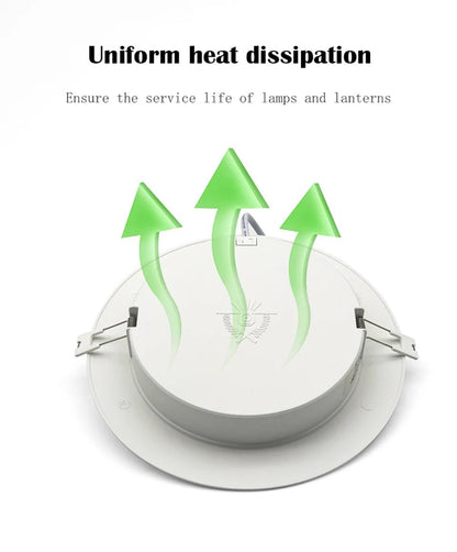 LED Downlight AC100 - 240V Spot Three colors 6W 10W 14W 17W 20W 24W Recessed in LED Ceiling Downlight Light Cold Warm white Lamp - PatioLix