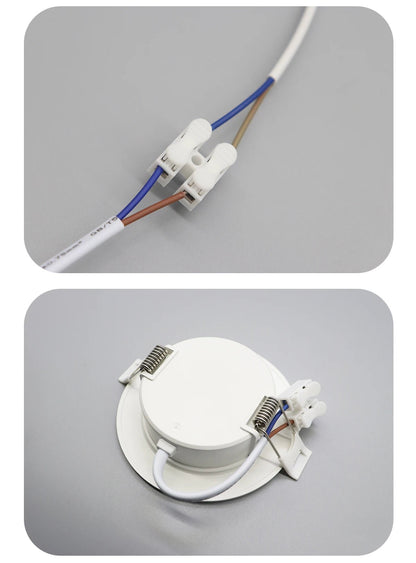 LED Downlight AC100 - 240V Spot Three colors 6W 10W 14W 17W 20W 24W Recessed in LED Ceiling Downlight Light Cold Warm white Lamp - PatioLix