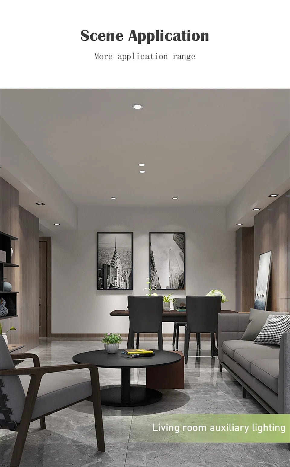 LED Downlight AC100 - 240V Spot Three colors 6W 10W 14W 17W 20W 24W Recessed in LED Ceiling Downlight Light Cold Warm white Lamp - PatioLix