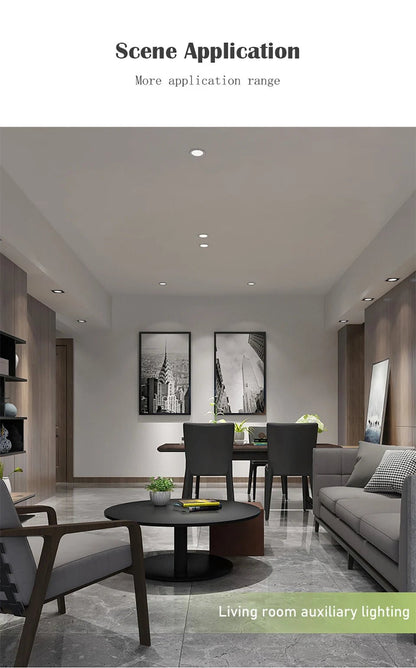 LED Downlight AC100 - 240V Spot Three colors 6W 10W 14W 17W 20W 24W Recessed in LED Ceiling Downlight Light Cold Warm white Lamp - PatioLix