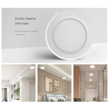 LED Downlight AC100 - 240V Spot Three colors 6W 10W 14W 17W 20W 24W Recessed in LED Ceiling Downlight Light Cold Warm white Lamp - PatioLix