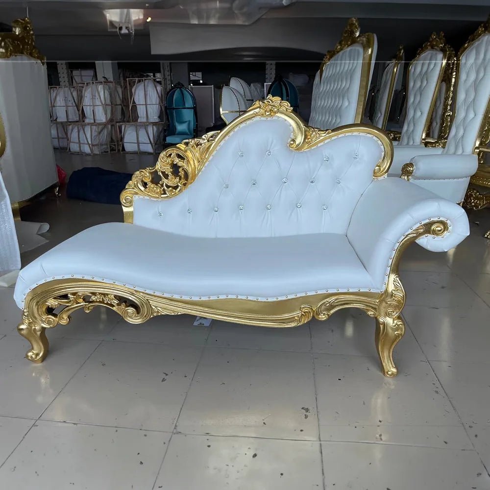 Luxury Royal Queen King Throne Sofa Chair Velvet Fabric Lazy Sofa Chair Furniture For Rental - PatioLix