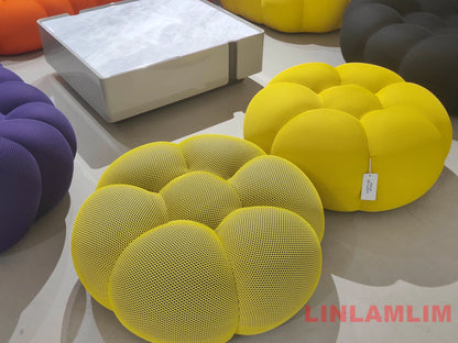 MINGDIBAO Contemporary Cloud - Shaped Sofa Modular Cloth Football Couch Fabric Curved Designer Sofa Set for Living Room or Office - PatioLix