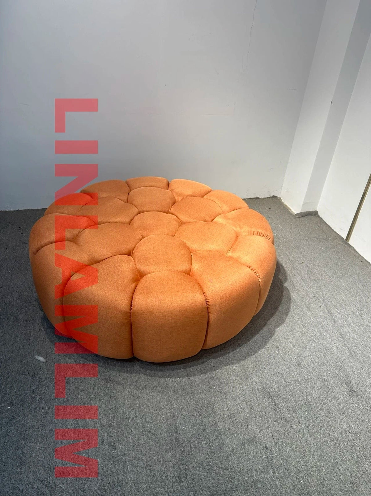 MINGDIBAO Contemporary Cloud - Shaped Sofa Modular Cloth Football Couch Fabric Curved Designer Sofa Set for Living Room or Office - PatioLix