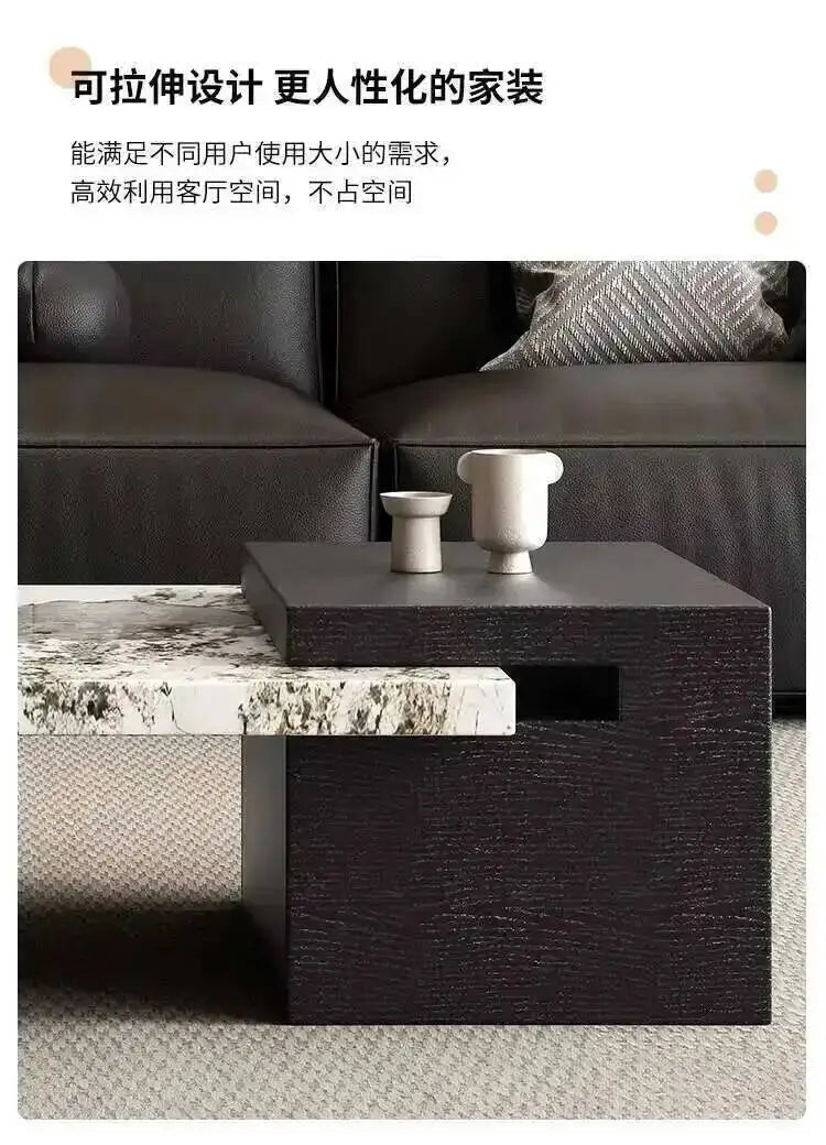 Minimalist Adjustable Moving Coffee Table Unique Designer Cheap Side Table Luxury Living Room Meubles Entrance Hall Furniture - PatioLix