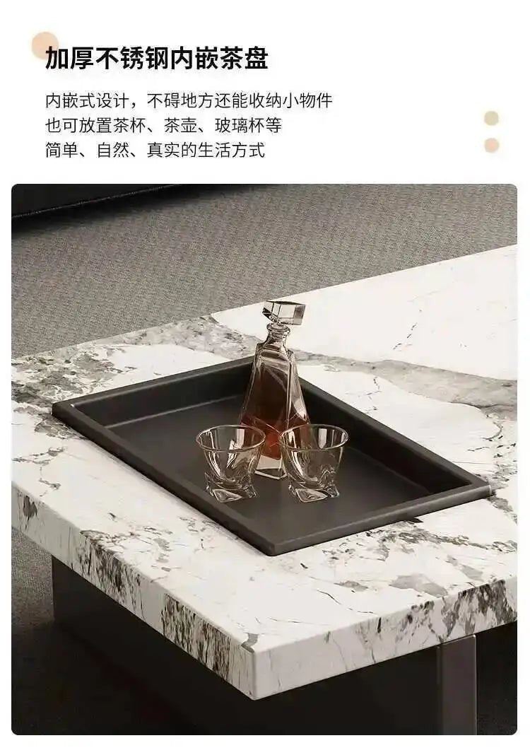 Minimalist Adjustable Moving Coffee Table Unique Designer Cheap Side Table Luxury Living Room Meubles Entrance Hall Furniture - PatioLix