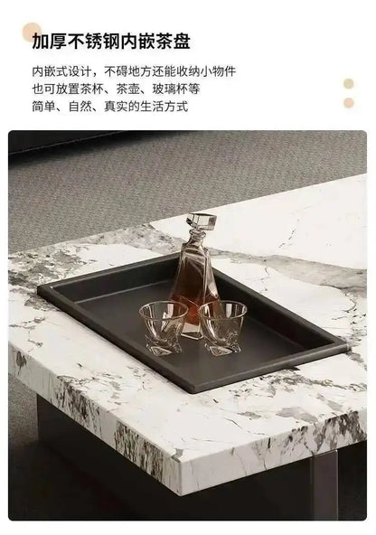 Minimalist Adjustable Moving Coffee Table Unique Designer Cheap Side Table Luxury Living Room Meubles Entrance Hall Furniture - PatioLix
