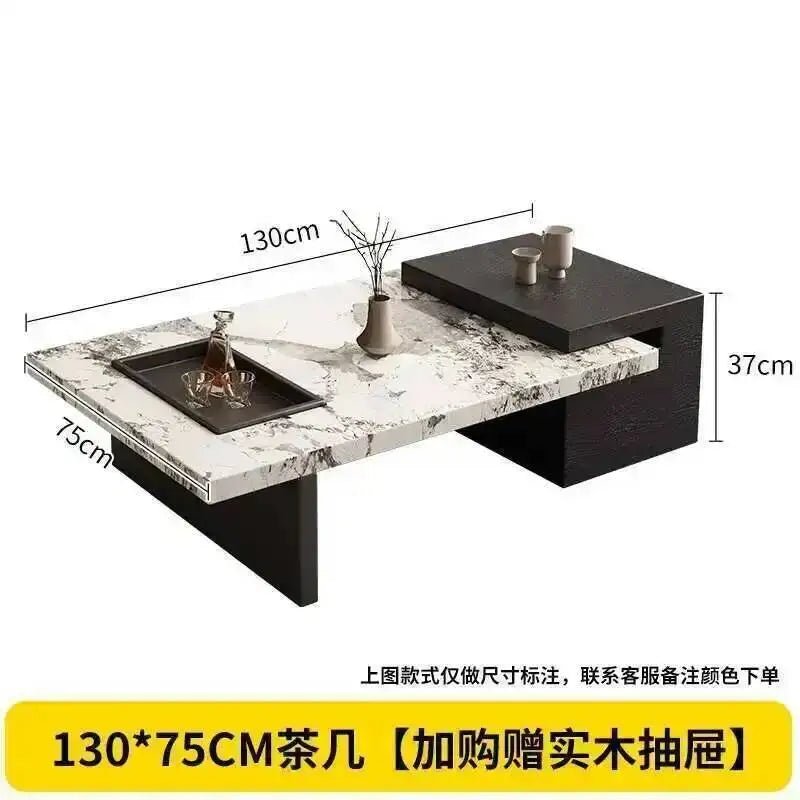 Minimalist Adjustable Moving Coffee Table Unique Designer Cheap Side Table Luxury Living Room Meubles Entrance Hall Furniture - PatioLix