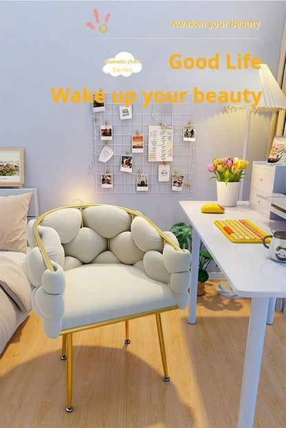 Modern Armchairs For Living Room Living Room Furniture Cafe Chair Nordic Luxury Style Suede Bubble Chair Single Sofa - PatioLix