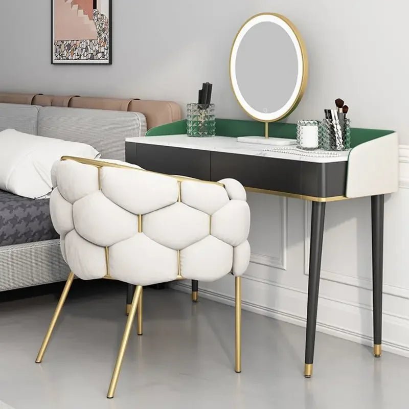 Modern Armchairs For Living Room Living Room Furniture Cafe Chair Nordic Luxury Style Suede Bubble Chair Single Sofa - PatioLix