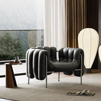 MOMO Light Luxury Sofa Chair Designer Retro Modern Living Room Balcony Lazy Lounge Chair Leisure Senior Leisure Chair - PatioLix
