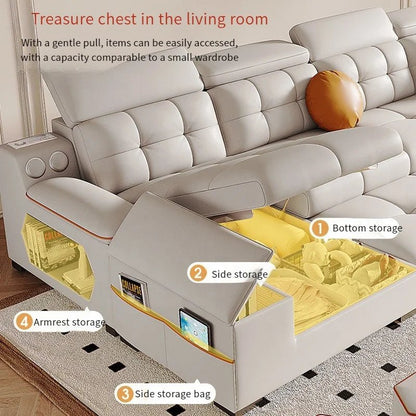 Multifunctional Folding Sofa Bed Convertible Extendable for Dining Bedroom Detachable Washable for Small Living Room - PatioLix