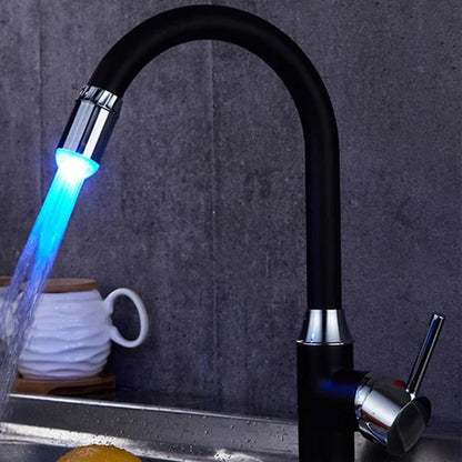 NEW Led Night Light RGB Faucet Creative Water Lamp Shower Lamps Romantic 7 - color Bathing Household Bathroom Decorative Lights - PatioLix