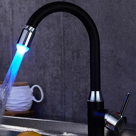 NEW Led Night Light RGB Faucet Creative Water Lamp Shower Lamps Romantic 7 - color Bathing Household Bathroom Decorative Lights - PatioLix